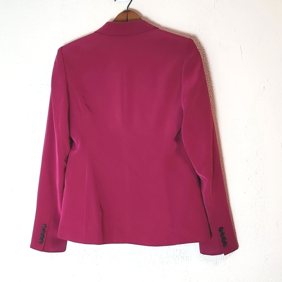 Elizabeth and James Rex Raspberry classic blazer, sz 8 - Picture 5 of 11